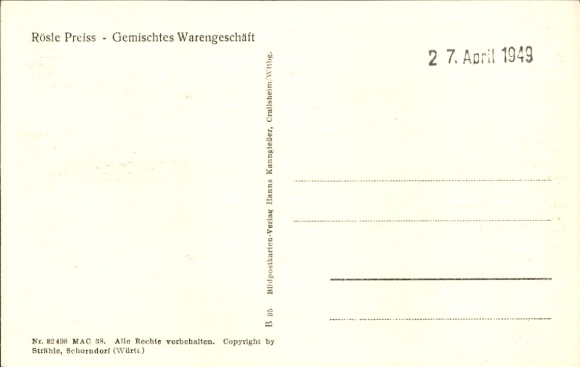 Postcard Eckartshausen Ilshofen in Württemberg, aerial photograph