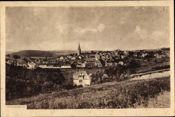 PC Altenkirchen im Westerwald, panoramic view of the village and surroundings