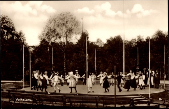 Ak Schweden, Volkstanz
