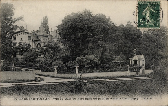 CPA Saint Maur des Fossés Val de Marne, Quai du Parc