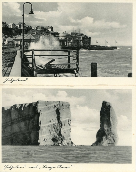 10 Ak  im Umschlag, Nordseeinsel Helgoland, 10 der schönsten Ansichten, Verlag Julius Simonfen