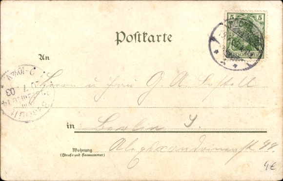 Postcard Bad Eilsen in the district of Schaumburg, Hotel and Villa Rinne, exterior view, guests, poppies