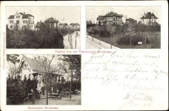 PC Hamburg Altona Nienstedten, parts of the Hochkamp villa colony, restaurant