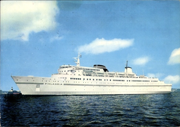 Ak Ship MS Finlandia, Finlandia Line, Finland Steamship Co.