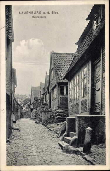 Postcard Lauenburg an der Elbe, Hunnenburg