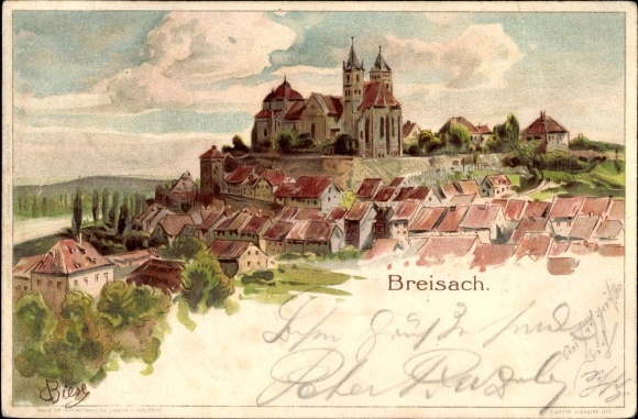 Artysta lito Biese, C., Breisach am Oberrhein Kreis Breisgau Hochschwarzwald, Panorama miejsca