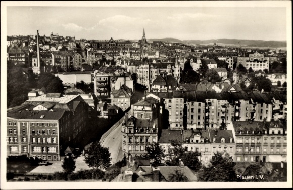 PC Plauen in the Vogtland, panorama