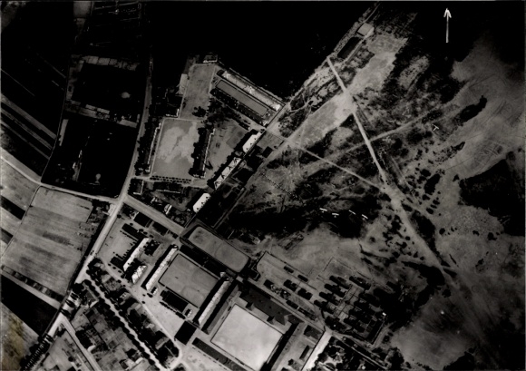 Foto Karlsruhe in Baden, Fliegeraufnahme, Flugplatz