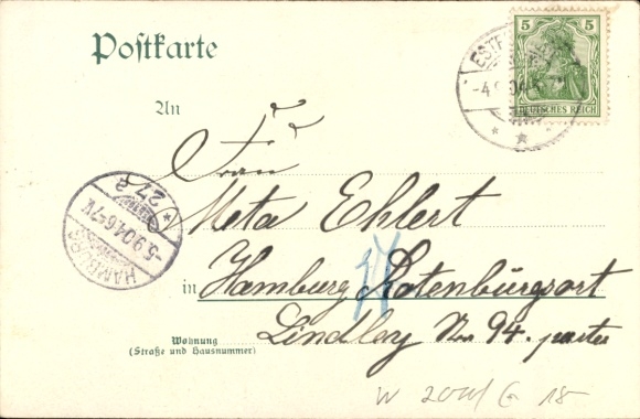 Postcard Altes Land Kirschenland Lower Saxony, Altländer Coffee Company, Farmhouse