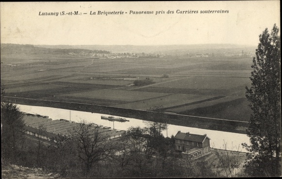 KP Luzancy Seine et Marne, La Briqueterie, Panorama pris des Carrieres Souterranes