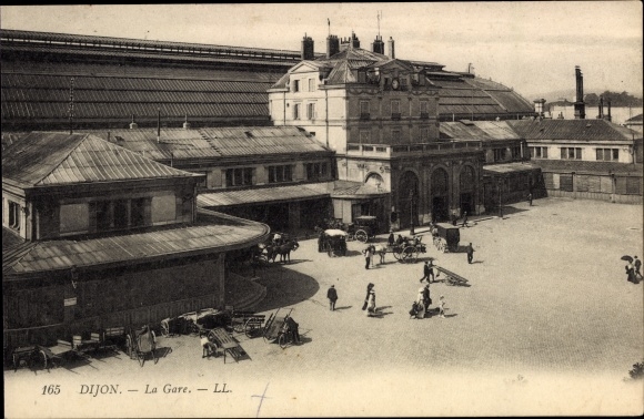 Postcard Dijon Côte d&#39;Or, The Train Station