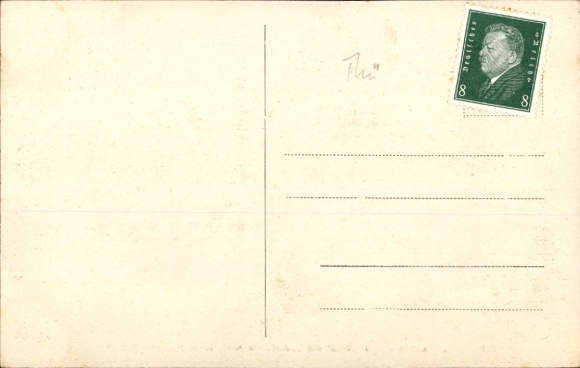 Postcard Hirschberg an der Saale, view of the leather factory A.-G., mountain landscape