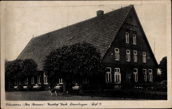 Postcard swarms in Lower Saxony, inn