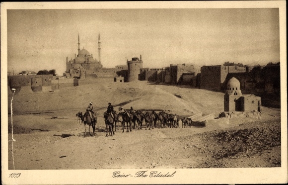 PC Cairo Cairo Egypt, citadel, caravan, camels