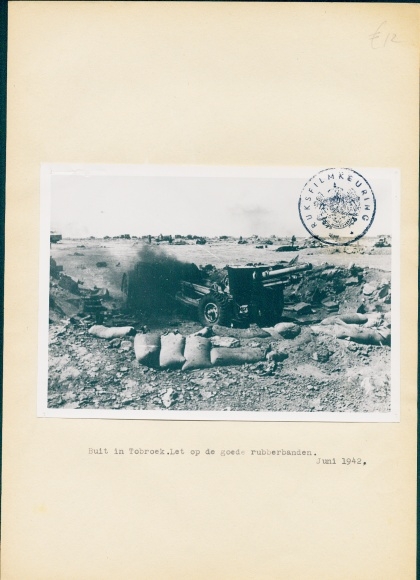 Foto Wehrmacht, Libyen, Geschütz, Flak, 1942, II WK