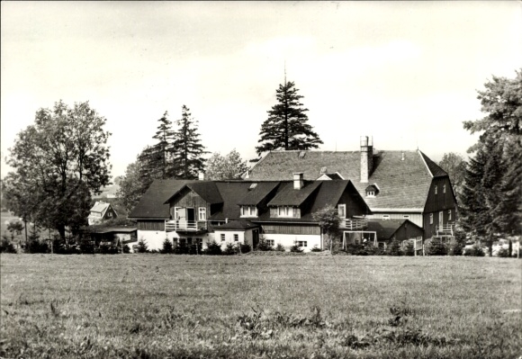 Ak Nassau Frauenstein im Erzgebirge, Gaststätte Altes Forsthaus