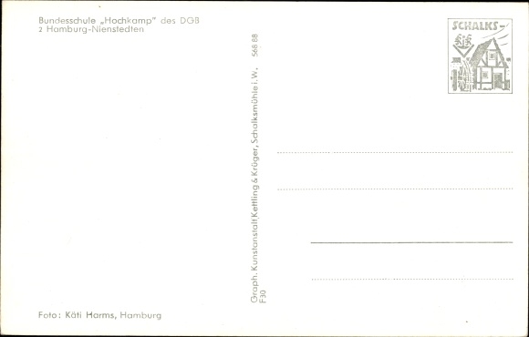 PC Hamburg Altona Nienstedten, Federal School Hochkamp of the DGB