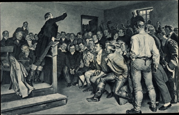 Artist PC Kampf, Arthur, Professor Steffens, Breslau, 1813, popular uprising