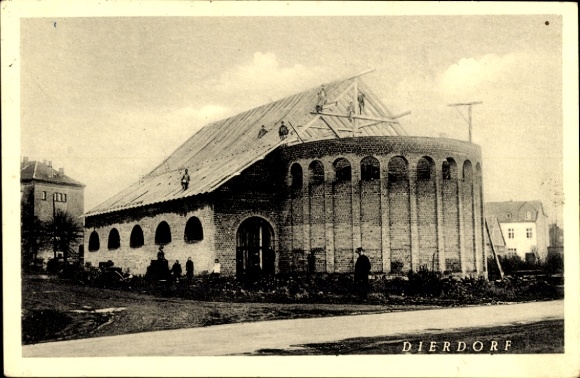 Postcard Dierdorf in the Westerwald, church