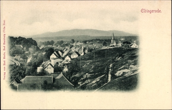 Postcard Elbingerode Oberharz am Brocken, general view