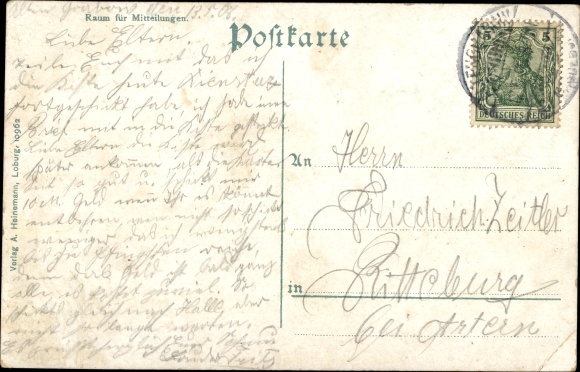 Postcard Altengrabow Möckern in Saxony Anhalt, military training area