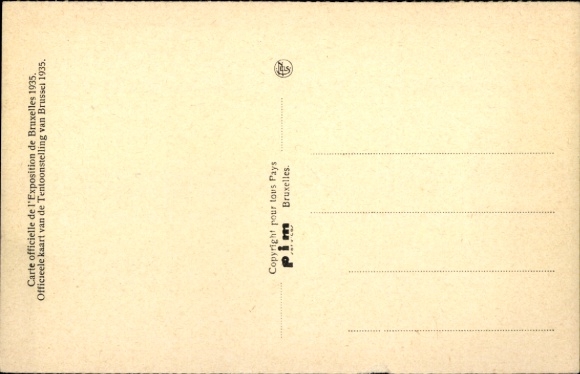 KP Bruksela Bruksela, wystawa 1935, wystawa światowa, pawilon angielski