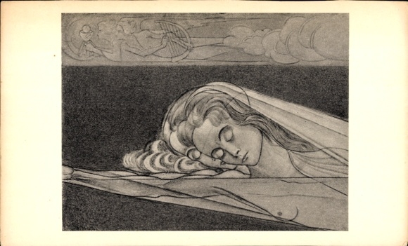 Künstler Ak Toorop, Jan, De nooit rustende liefde