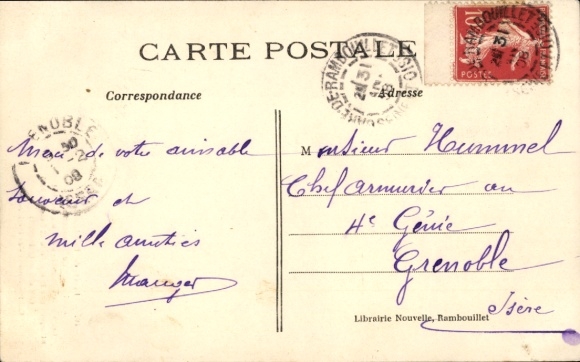 KP Foret de Rambouillet, załoga Bonnelles, jeleń