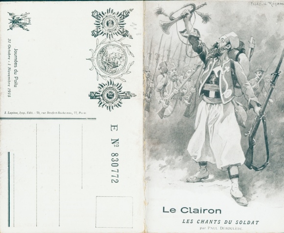 Klapp Artist PC Le Clairon, Les Chants du Soldier, Journees du Poilu, French Army