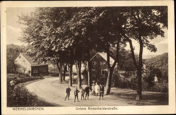 Ak  Wermelskirchen im Bergischen Land, Untere Remscheiderstraße
