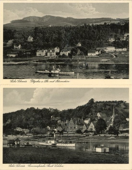 10 old PCs Saxon Switzerland, various views