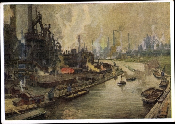 Artist PC Mercker, Erich, In the kingdom of the blast furnaces