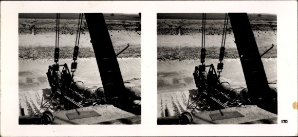 Stereo Raumbild Foto NS-Musterbetriebe 1937-38 Nr. 480 III/170 Bauunternehmung Stahlschmidt Meppen