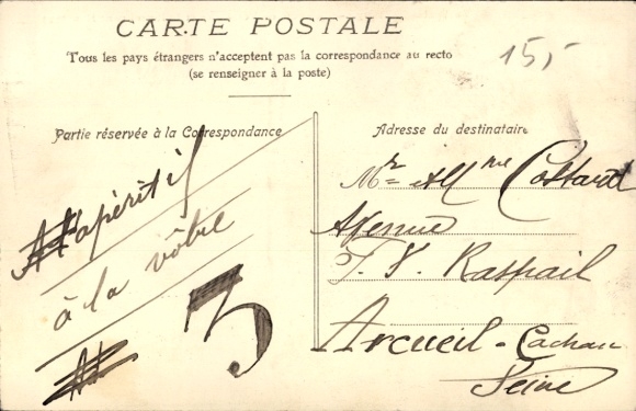 Postcard La Croix de Berny Antony Hauts de Seine, Restaurant Heurtaut on the road to Versailles