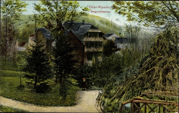 Ak Oberkipsdorf Altenberg im Erzgebirge, Bergschlösschen