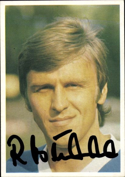 Sammelbild Fußballstars 1973/1974, Bild Nr. 214, Rainer Budde, Schalke 04