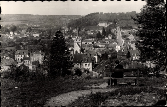 Postcard Brionne Eure, General view