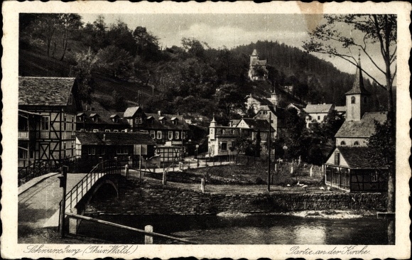 PC Schwarzburg in Thuringia, lot at the church