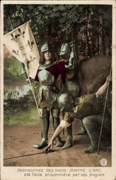 Op Paris IV Ile de la Cité wordt Jeanne d'Arc door de Engelsen veroverd