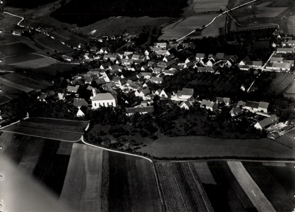 Photo Zöschingen in Swabia, aerial photograph