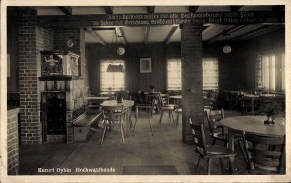 Ak Oybin in der Oberlausitz, Hochwaldbaude