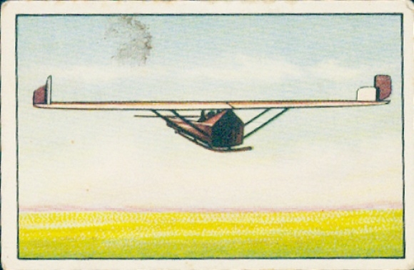 Sammelbild Die Eroberung der Luft Abt. IV Serie C Nr. 1, Segelflugzeug Ente der RRG