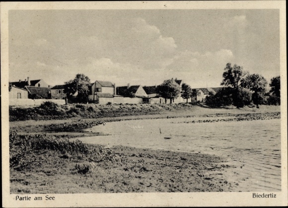 KP Biederitz w Saksonii Anhalt, nad jeziorem