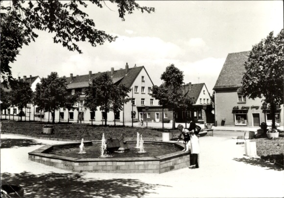 Postcard Johanngeorgenstadt in the Ore Mountains Saxony, Park Eibenstocker Straße