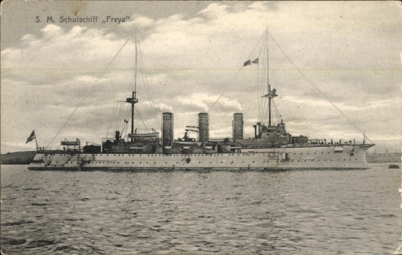 Ak Deutsches Kriegsschiff, S.M. Schulschiff Feya