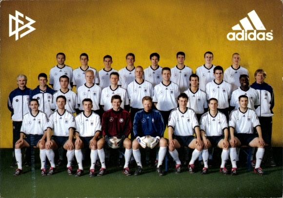 Ak Deutsche Fußballmannschaft, Oliver Kahn, Rudi Völler