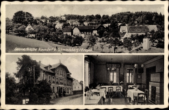 PC Naundorf Schmiedeberg Dippoldiswalde in the Ore Mountains, inn by Otto Dietze
