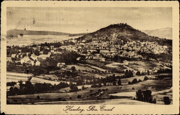 PC Homberg an der Efze Hesse, town panorama