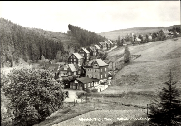 Postcard Altenfeld Großbreitenbach in Thuringia, Wilhelm-Pieck-Straße