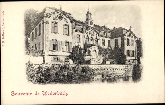 Postcard Bollendorf in the Eifel Palatinate, Schloss Weilerbach, Herrenhaus